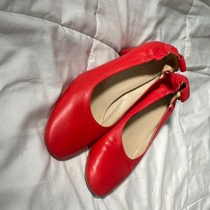 Everlane red block heals size 6 1/2